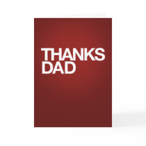 Thanks Dad