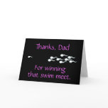 Thanks, Dad...For Winning That Swim Meet