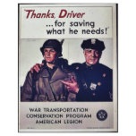 Thanks,Driver For Saving What He Needs! Full Color Flyer
