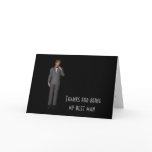 Thanks For Being My Best Man cards