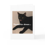 Thanks for Dinner - Kitty cards
