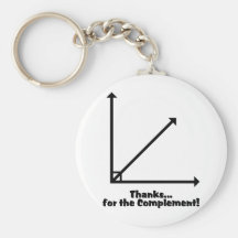 thanks for the complement key chain