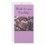 Thanks for your Friendship photo Card photo cards