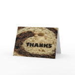 Thanks Rye Bread Design Greeting Card