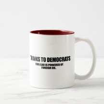 Thanks to democrats coffee mug