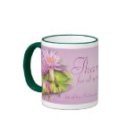 Thanks water lily mug