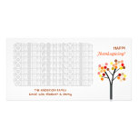 Thanksgiving Autumn Tree Photo Greeting Card