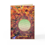 Thanksgiving Autumn Whirl (photo frame)