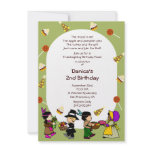 Thanksgiving Birthday Kid's Party Invitation