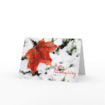 Thanksgiving Canada Greeting Card