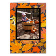thanksgiving card photo greeting card