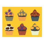 Thanksgiving Cupcakes Post Cards