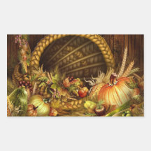 Thanksgiving Day Gourd Sticker