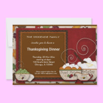 Thanksgiving Dinner invitations