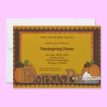 Thanksgiving Dinner invitations