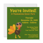 Thanksgiving Dinner Invitation