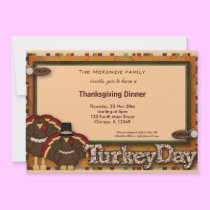 Thanksgiving Dinner invitations