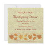 Thanksgiving Dinner invitations