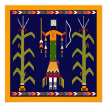 Thanksgiving dinner Invitation Folkart Maze Indian