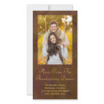Thanksgiving Dinner Invitation Photo Card photo cards