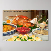 thanksgiving dinner poster FROM 14.95