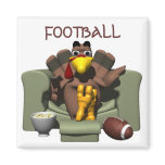 Thanksgiving Football Magnet