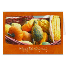 Thanksgiving Harvest 3 - Happy Thanksgiving Card