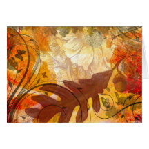 Thanksgiving Holiday Fall Card