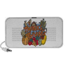 Thanksgiving Laptop Speaker
