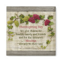 Thanksgiving Motto magnet