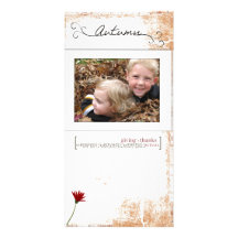 thanksgiving Photcard Customised Photo Card