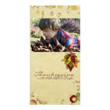 thanksgiving Photcard Customised Photo Card