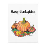 Thanksgiving postcard