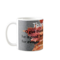 Thanksgiving Psalm 107-1 Mugs