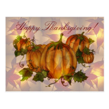 THANKSGIVING PUMPKIN PATCH by SHARON SHARPE Post Cards