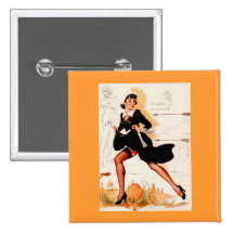 Thanksgiving Quaker Girl Pin Up Girl