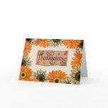 Thanksgiving Sunflowers Card