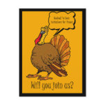 Thanksgiving Turkey Dinner Invitation postcards
