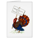 Thanksgiving Turkey Greeting Card