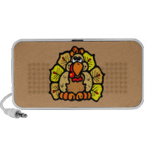 Thanksgiving Turkey Laptop Speakers