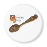 Thanksgiving Turkey Spoon Magnet