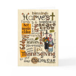 Thanksgiving Wordcloud - Colleague cards