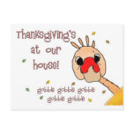 Thanksgiving's at our house! postcards