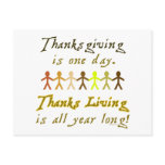ThanksLiving Postcard - Horizontal