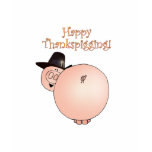 "Thankspigging" Funny Cartoon Pig Thanksgiving t-shirts