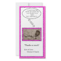 Thankyou baby gift photo cards