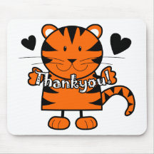 Thankyou Tiger Mouse Pad