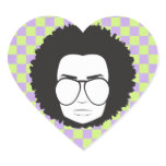 that 70s guy with chequered background stickers
