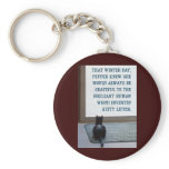 That winter day Pepper knew Keychain