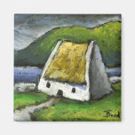 Thatched cottage fridge magnet